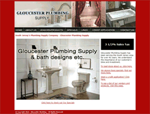 Tablet Screenshot of gloucesterplumbing.com